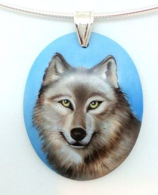 Der Wolf, im Shop für Amulette von Marlen Soreia Sohr, www.soreias.shop